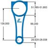 IPSA Connecting Rod for Vauxhall Vivaro Platform/Chassis (X83)