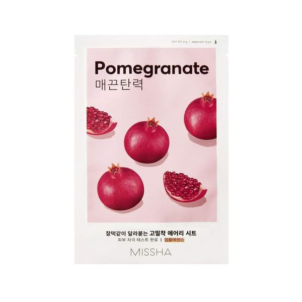 MISSHA Granatapfel Pomegranate Sheet Mask anti-aging, aufhellend, feuchtigkeitsspendend, regenerierend Tuchmaske Korean Kosmetik kbeauty set 4 pcs