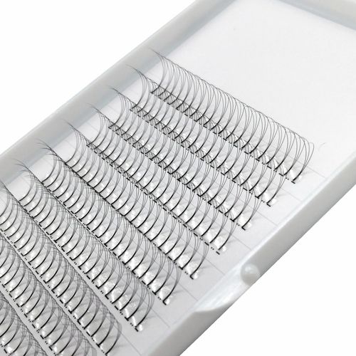 Extension ciglia finte naturali morbide 3D Premade Volume Lashes Extension C Curl D Curl, spessore 0,10 mm, lunghezza: 8 mm fino a 15 mm, per ciglia nere, molto morbide (13 mm (confezione da 3),