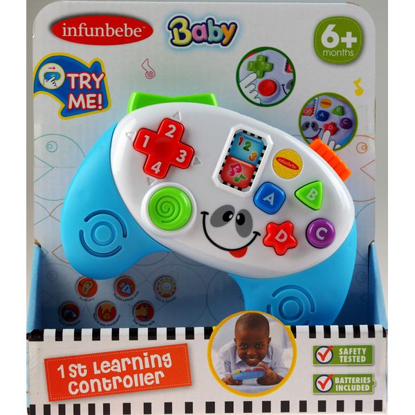infunbebe Baby My First Learning Game Controller Toy - 6 months+