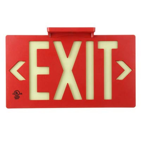 Glo Brite Single-Sided PF100 Exit Signs