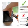 Fiskars Clip-Sharp Scissors Sharpener, Total Length: 4 cm, plastic, 1000812