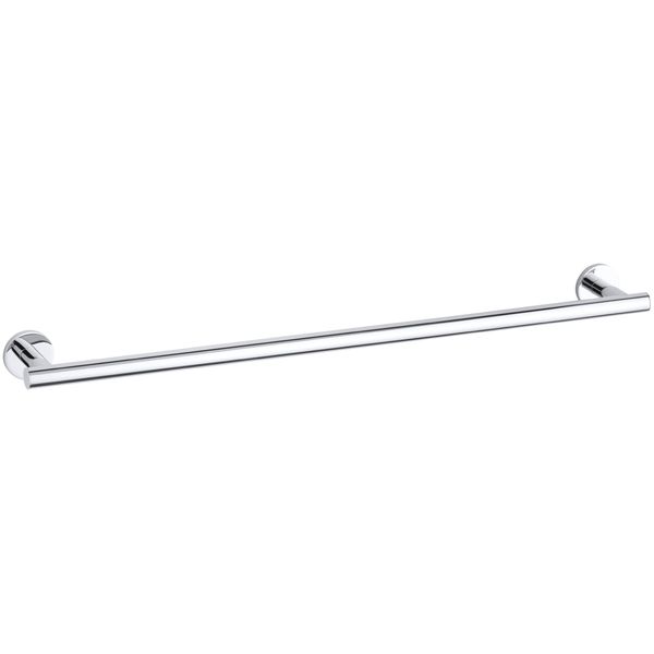 KOHLER K-14451-CP Stillness 24-Inch Bathroom Towel Bar, Polished Chrome