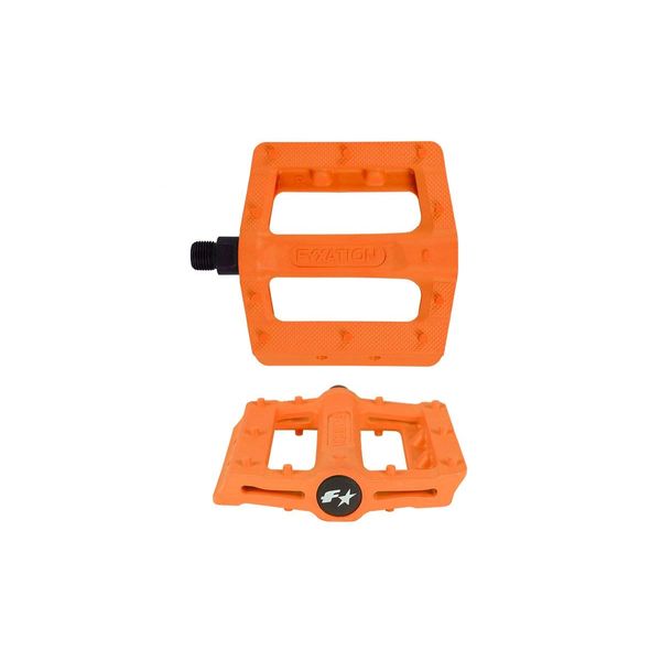 Fyxation Gates Slim Platform Pedal, Orange, Standard, (PD1047)