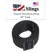 2 Point Rifle Sling Classic US - Black