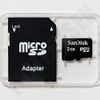 SanDisk Micro SD Card with 2GB SD Adapter (Bulk Item)