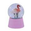 Ravensden Small Flamingo Snow Globe 6cm