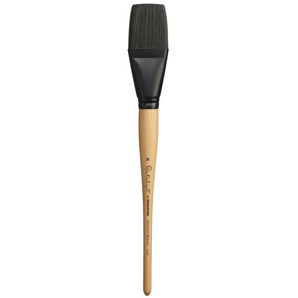 Princeton Catalyst Paintbrush, Size 24, Light Wood
