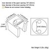 Wall Mount Handheld Shower Holder Bathroom Bidet Sprayer Head Stand Bracket SUS
