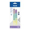 MILAN Blister pack 1 ballpoint pen + 1 mechanical pencil COMPACT Sunset