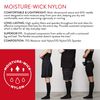VIM&VIGR Moisture-wick Nylon 20-30 mmHg Medical Grade Compression Socks (Cashew Solid, Medium/Large Wide Calf (5))