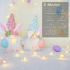 Easter Eggs Decor Lights,12.8Ft 40LED Multi Color Small Fairy Lights with Rem...