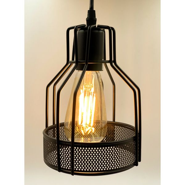 BLACK IRON PENDANT  CEILING LIGHT E26 (STANDARD) SOCKET 1 LIGHT  33010