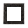ElekTek Decorative Switch Surround Frame Cover Finger Plate Patterns Black Dots Dashes