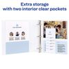 Avery Durable View 3 Ring Binder, 1/2 Inch Slant Rings, 12 White Binders (17002)