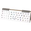 Elcomune Cal-132 Matka 2025 Calendar Desktop Weekly Mini Mini