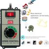 TKXEC Adjustabe 4000W AC 110v Motor Speed Controller Angle Grinder, Hand Electric Drill Polishing Machine Fan Speed Controller Variable Speed Control Switch With Overload Protection