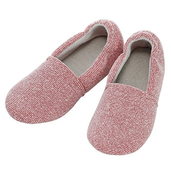 Ayumi Nursing Shoes, Espado Macaron, Indoor, Pink, L, 9.3 - 9.6 inches (23.5 - 24.5 cm), Foot Circumference: 3E, Both Legs