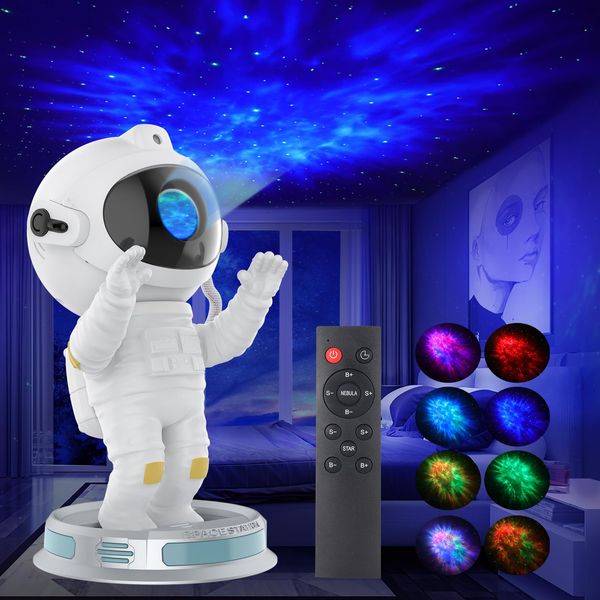 OPEKER Galaxy Projector,Star Projector Night Light with Colourful Nebulae, Space Projector for Room Decor Aesthetic,Gifts for Christmas and Birthdays