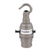 ElekTek Safety Switch Lamp Holder Half Inch with Hook Fitting - Nickel