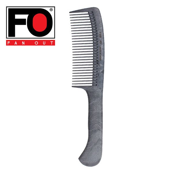 FANOUT Fluorine Comb Hair Comb Made in Japan Carbon Contains<br> F210-CB carbon black<br> Fluorine Comb Fluorine Comb Comb Made in Japan Hair Brush Hair Care Stylish<br><br> FANOUT FANOUT<br>  1204P