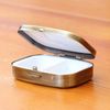 The Singing Butler Brass Rectangle Pill Box