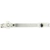 Caravancaravan Automatic Barrette Decorated with Crystal Clear Rhinestone Classic Style