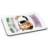 Beware Crazy Guinea Pig Lady PC Computer Mouse Mat Pad
