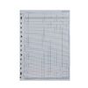 Rexel Twinlock Variform V4 Cash Refill Sheets 4 Columns (75 sheets), White