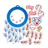 Baseball Wreath Craft Kit, Makes 1