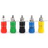 Walfront 20Pcs Binding Posts, Amplifier Terminal Connector, Banana Plug Jack Mount Socket, Safety Protection JS-919