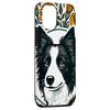 Hülle für iPhone 13 Border Collie Ringelblume Hund