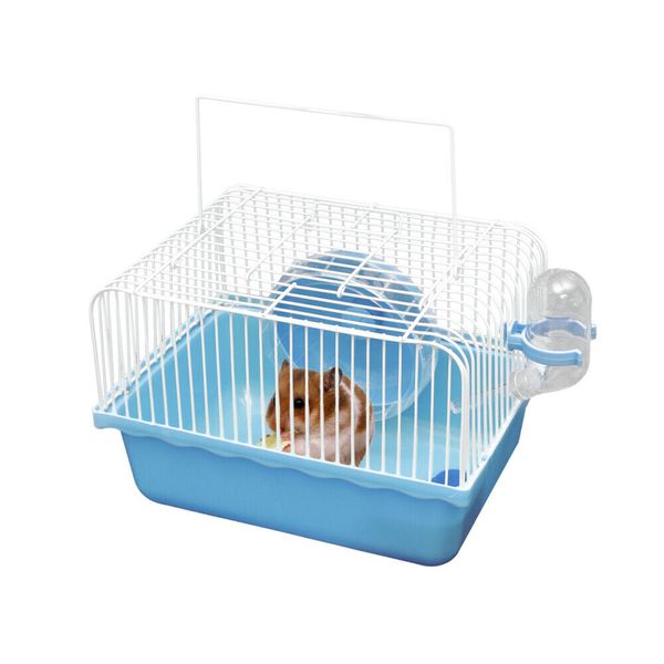 Hamster Cage Travel Carry Rat Cage Small Pets Supplies Hamster Toy Accessories