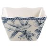 222 Fifth Adelaide Blue and White Appetizer Bowl, Square
