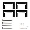 Satin Nickel Vienna 337 Series Adjustable Wall Mount Full Back Plate Hinge