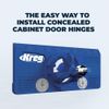 Kreg Cabinet Door Hinge Jig Drill Guide Tool for Concealed Euro Hinges Bit
