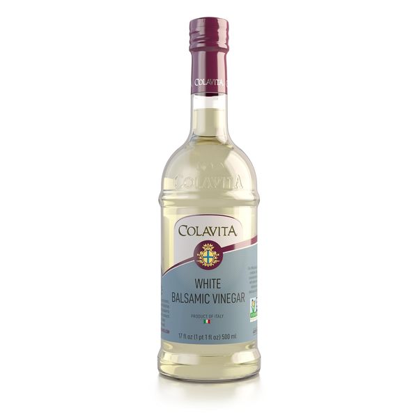 Colavita White Balsamic Vinegar, 17 Fl Oz (Pack of 6)