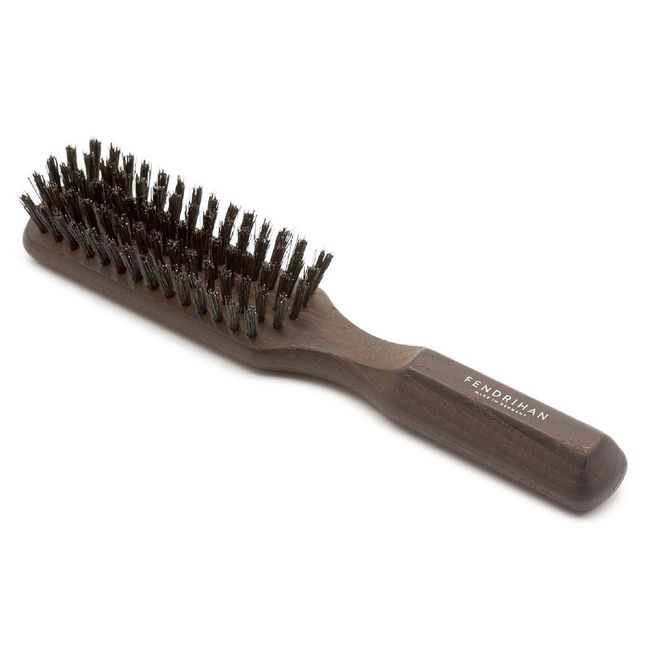 Fendrihan 5 Row Thermowood Ash Hairbrush with Boar Bristles MADE IN GERMANY