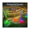 Floating Pool Fountain with Underwater Light Show, Rechargeable Battery Power...