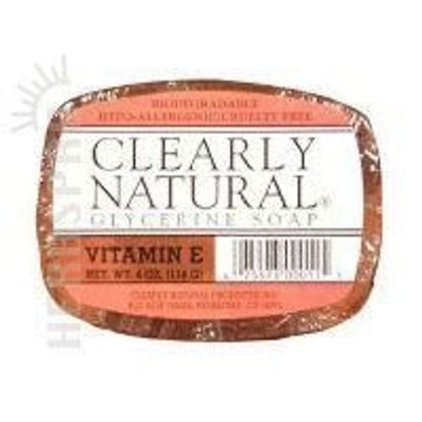 Clearly Natural Soap Bar Glyc Vitamin E, 3 pack