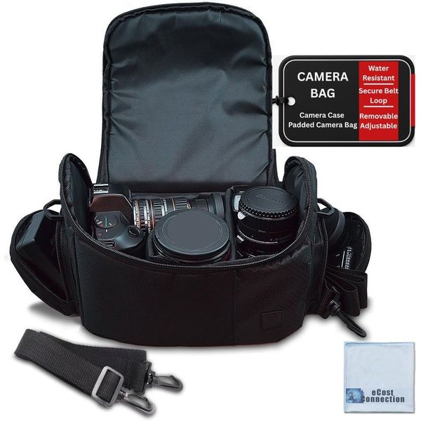 Deluxe Compact Camera Case Carrying Bag For Nikon D3400 D5600 D5300 D3300