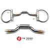 OTTE Western Dee Ring Horse Bit Snaffle with Copper Inserts (5")