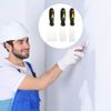 Miuse 3 Pack Wallpaper Scraper Tool Set with Plastic Handle and Metal Blade Scraper, DIY Decorating Paint Removal Scraper Tool Set