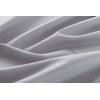 Todocama - Fitted sheet made from extra soft brushed microfibre. (80 x 190/200 cm, Light Grey)