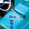 3pt Retractable Red Safety Seat Belt Standard Push Button Buckle Interior - Each
