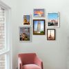 LUCKYLIFE 5x7 Picture Frame Distressed White for Wall Mounting or Tabletop Display, 2 Pack
