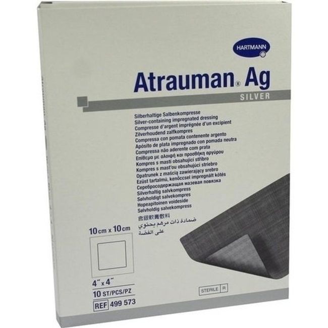 Atrauman Ag Sterile Dressings 10 x 10 cm (Pack of 10)