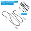 PATIKIL Bow String Replacement,12 Strands Recurve Bowstring with Nock Point for AMO 68" Traditional Bow, Black