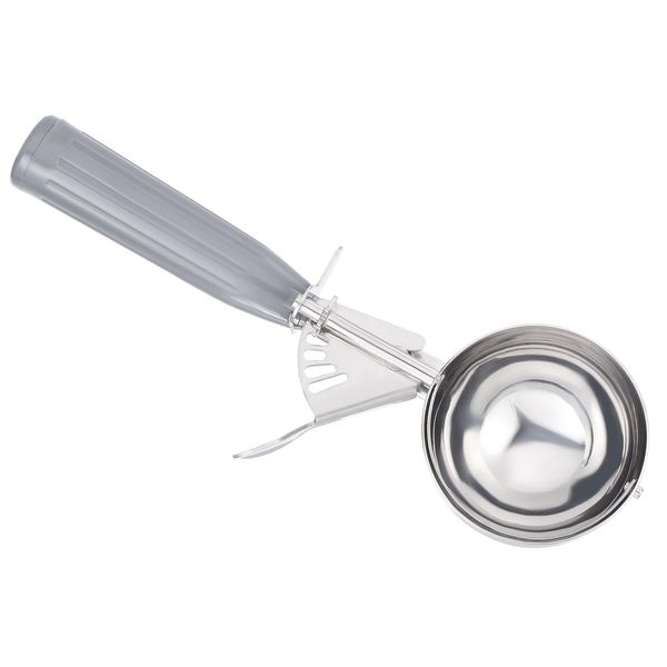 PATIKIL 4oz Ice Cream Scoop with Trigger Stainless Steel Cookie Scoop with Thumb Trigger is a Gray Color for Measuring Cookie Dough, Cupcakes and Dough