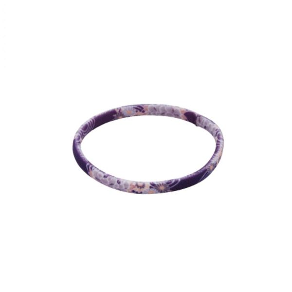 Noren Hair Elastics, Ring Hair Elastics, Japanese Pattern, Purple, Made in Japan, Hair Accessories, Hair Arrangement, Japanese Style, Simple, Durable, Unbreakable